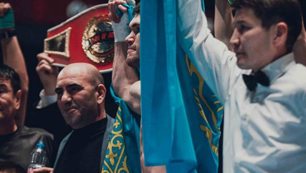 Небитый казахстанский боксер из лагеря Головкина нокаутировал американца в четвертом раунде