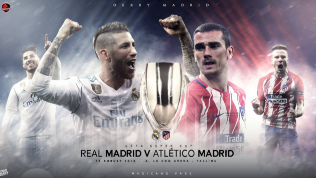 Прямая трансляция матча за Суперкубок УЕФА между "Реалом" и "Атлетико"