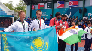 Теннисисты Бублик и Евсеев принесли Казахстану "серебро" Азиады в парном разряде