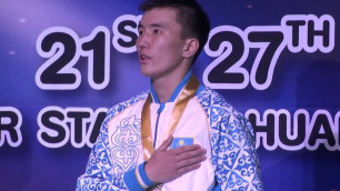 Казахстанский боксер "заставил" американца получить дисквалификацию на МЧМ-2018
