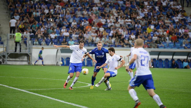 Клуб казахстанца сыграл перед 30 тысячами фанатов на стадионе ЧМ-2018 и вырвал победу