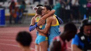 Сборная Казахстана завоевала медаль в эстафете на Азиаде-2018