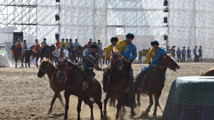 Сборная Казахстана по кокпару за день одержала две победы и вышла в полуфинал Всемирных игр кочевников