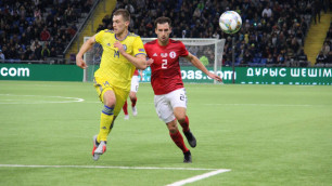 Видео голов в первом матче Лиги наций между сборными Казахстана и Грузии