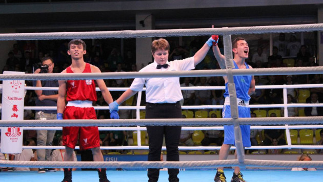 Боксер сборной Казахстана выиграл "золото" студенческого чемпионата мира в России