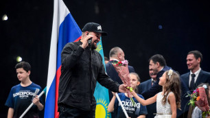 Российский рэпер Баста назвал Головкина братом и поддержал его перед реваншем с "Канело"