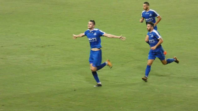 Казахстанский футболист ударом через себя забил первый гол за израильский клуб