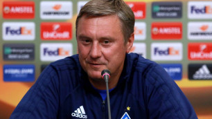 Тренер киевского "Динамо" оценил игру "Астаны" и исключил свою отставку после ничьей в ЛЕ