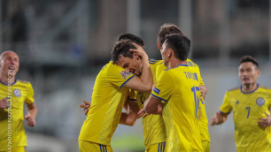 Букмекеры оценили шансы казахстанских футболистов занять первое место в группе в Лиге наций 