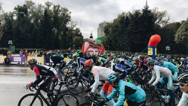 В южной столице стартовала велогонка "Тур Алматы-2018"