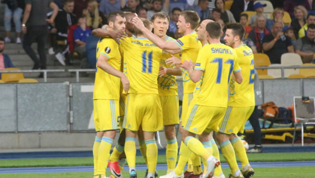 Букмекеры оценили шансы "Астаны" выиграть первый матч в группе Лиги Европы