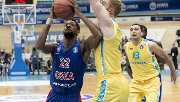 Баскетболисты "Астаны" стартовали с поражения от ЦСКА в новом сезоне Единой лиги ВТБ