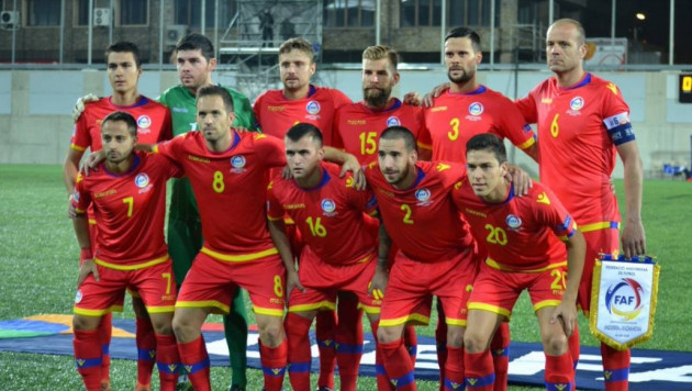 Сборная Андорры по футболу назвала состав на матч Лиги наций против Казахстана
