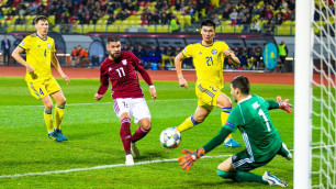 Форвард "Акжайыка" рассказал о своем голе в ворота Казахстана в матче Лиги наций