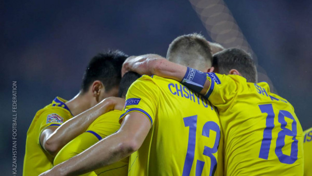Казахстанские футболисты после матча с Латвией покинули последнее место в группе Лиги наций