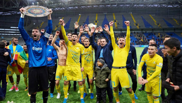 "Астана" установила уникальное достижение после завоевания пятого чемпионства кряду