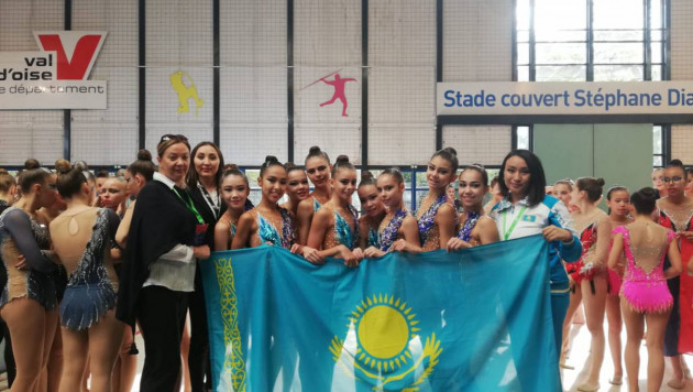 Казахстанские гимнастки завоевали "бронзу" на турнире во Франции