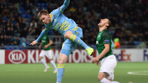 "Астана" на последних минутах вырвала победу и вышла в единоличные лидеры группы Лиги Европы