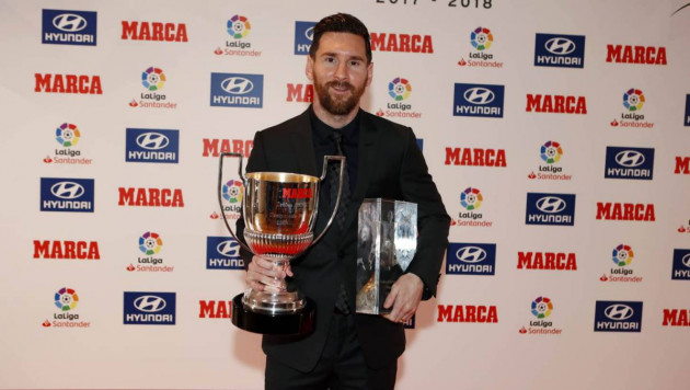 Месси в шестой раз получил приз лучшему игроку чемпионата Испании