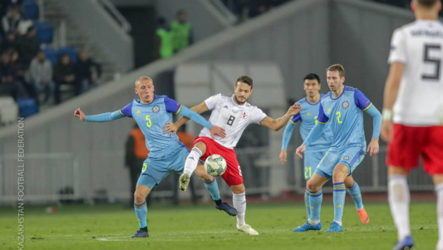 Сборная Казахстана по футболу вошла в ТОП-5 самых бьющих команд Лиги наций