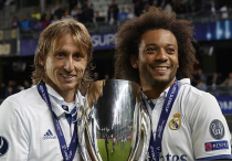 Модрич и Марсело. Фото с сайта ФК "Реал" Мадрид