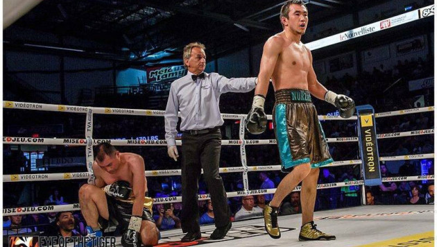 Казахстанский боксер нокаутировал мексиканца с 32 победами