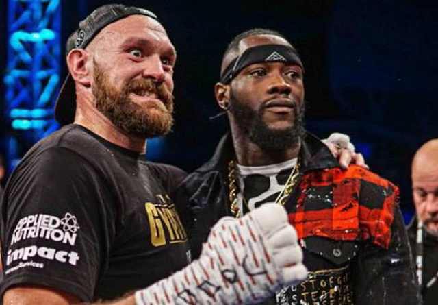 Стали известны гонорары Деонтея Уайлдера и Тайсона Фьюри