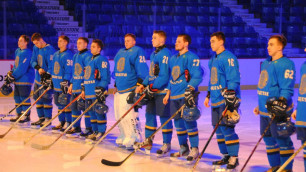 Сборная Казахстана выиграла товарищеский матч перед стартом на МЧМ-2019 по хоккею