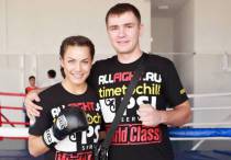 Фируза Шарипова с экс-мужем. Фото из личного архива боксерши