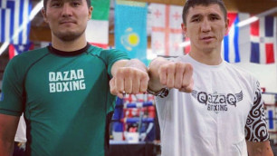 Непобежденные казахстанские боксеры прошли взвешивание перед боями в США