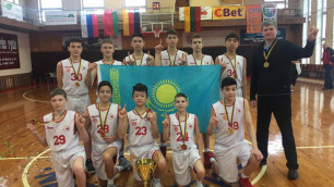 Команда "Рахат Фитнес" стала победителем второго тура европейской юношеской лиги U-14 по баскетболу