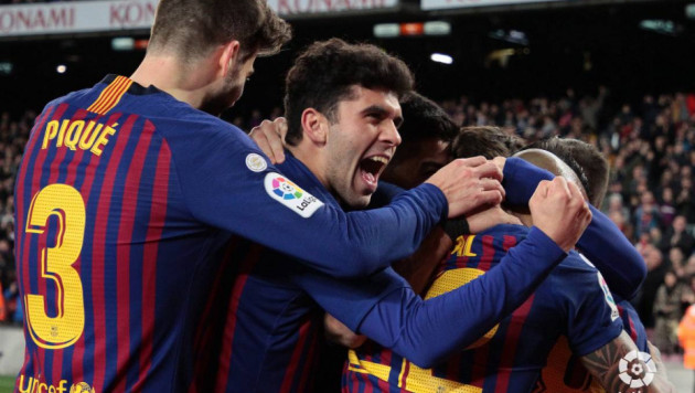 "Барселона" выиграла со счетом 6:1 после поражения в два мяча и вышла в полуфинал Кубка Испании