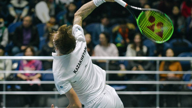 Российский теннисист дебютировал с победы за сборную Казахстана в Кубке Дэвиса