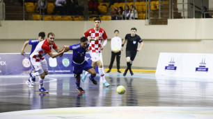 Сборная Казахстана по футзалу не смогла во второй раз обыграть Хорватию