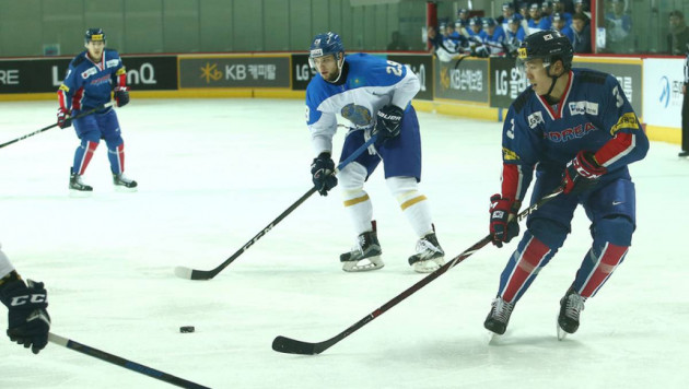 Сборная Казахстана по хоккею победила Южную Корею во втором матче Кубка Наследия