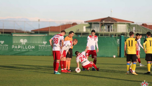 "Актобе" отыгрался с 0:2 в матче с клубом второй лиги Болгарии