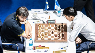 Сборная Казахстана одержала первую победу на ЧМ по шахматам в Астане