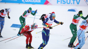 Казахстанские лыжники завоевали "серебро" в эстафетной гонке на Универсиаде-2019