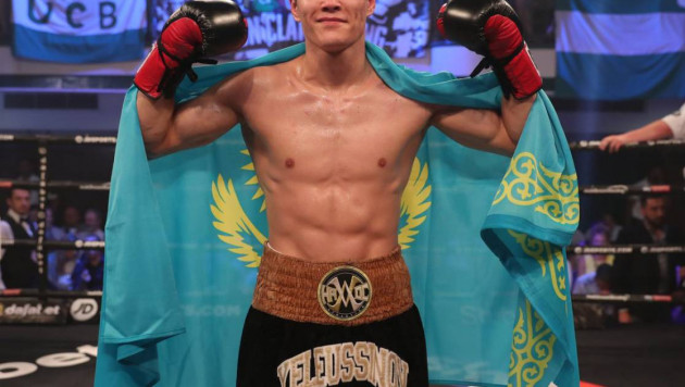 Данияр Елеусинов победил опытного мексиканца в бою с нокдауном