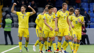 Разгромная победа над Шотландией стала вдвойне исторической для сборной Казахстана 
