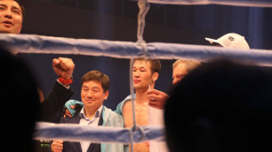 Видео полного боя, в котором казахстанец Рахмонов нокаутировал соперника и завоевал титул чемпиона M-1