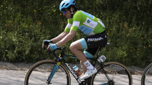 Велогонщик "Астаны" стал вторым в общем зачете после пятого этапа "Тура Страны Басков"