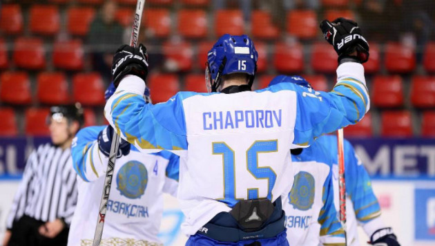 Сборная Казахстана одержала первую победу на юниорском ЧМ по хоккею в матче с 9 шайбами