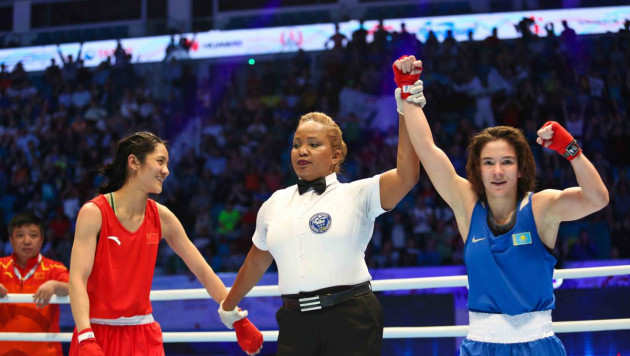 Чемпионка мира из Казахстана стартовала с победы на чемионате Азии по боксу