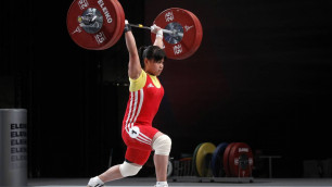Зульфия Чиншанло неудачно выступила на чемпионате Азии по тяжелой атлетике