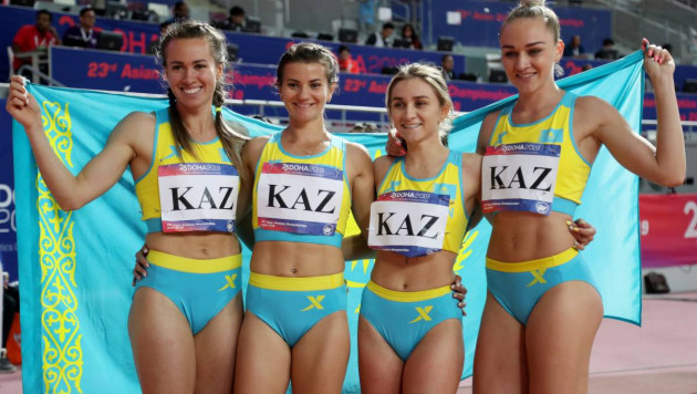 Казахстанские легкоатлетки завоевали "серебро" в эстафете на чемпионате Азии