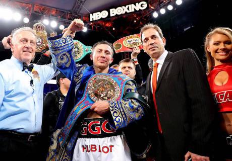 Геннадий Головкин и Том Леффлер. Фото: HBO Boxing