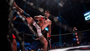 Арман Оспанов ударом коленом в голову нокаутировал соперника и одержал первую победу с 2017 года