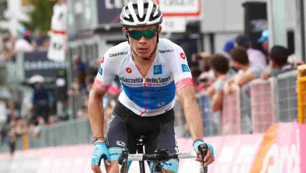 Колумбийский лидер "Астаны" Лопес занял четвертое место на первом этапе "Джиро д'Италия-2019"