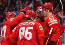 Хоккеисты сборной России. Фото с сайта iihf.com